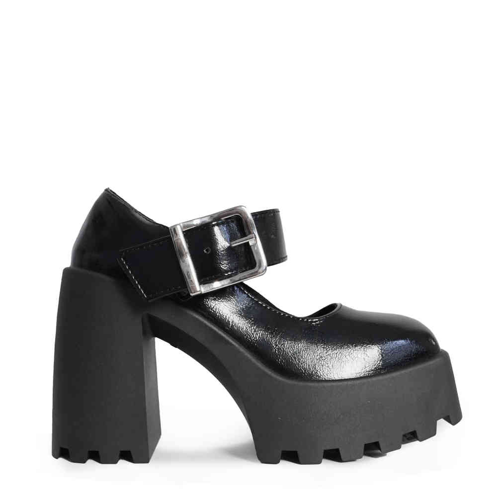 Altercore - Magni Patent Talons plateforme - Noir